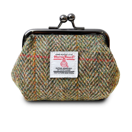 Coin Purse - Chestnut Herringbone