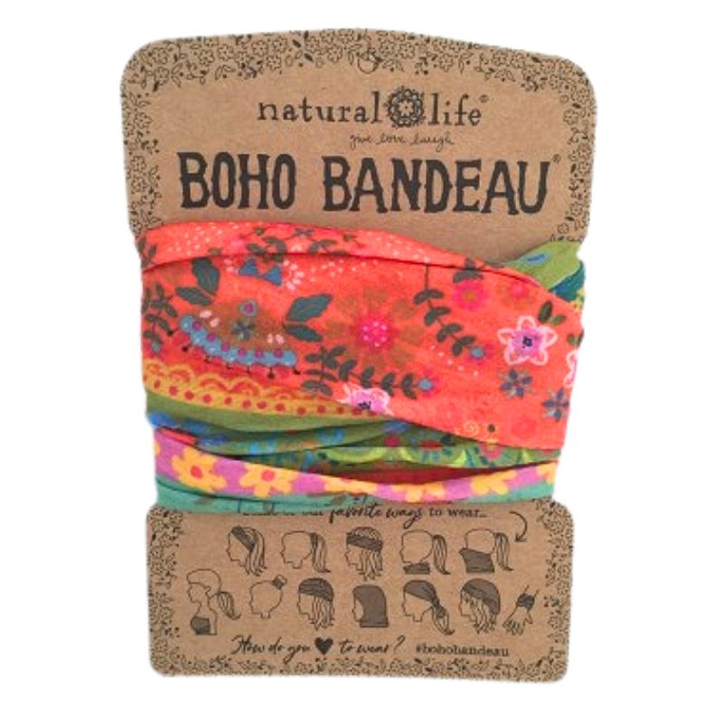 Bohemian Bandeau in Orange Pop