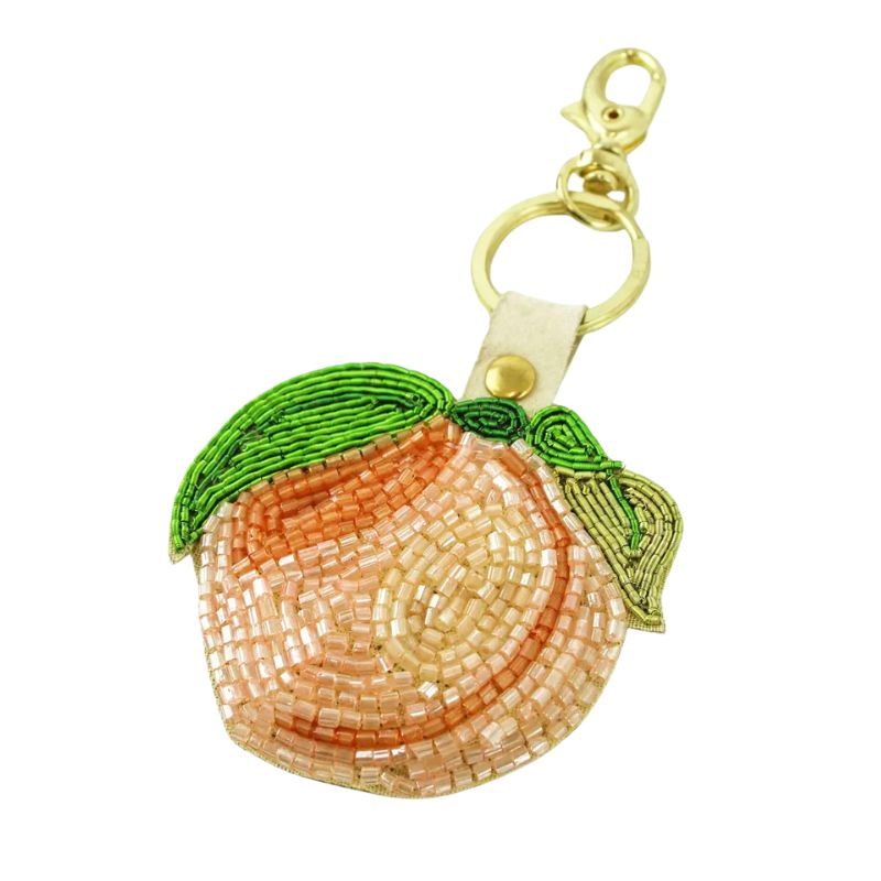 Life is Peachy Keyring or Hand Bag Charm