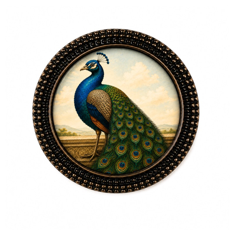 Majestic Peacock Vintage Style Brooch