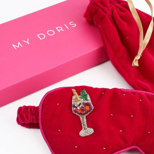 My Doris Pink Fizz Sleep Eye Mask