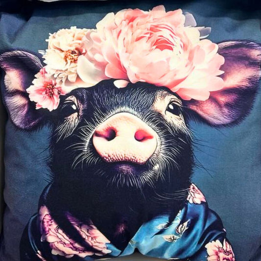 Priscilla Pigcess Luxe Cushion