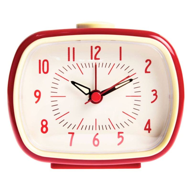 Rex London Retro Alarm Clock - Red