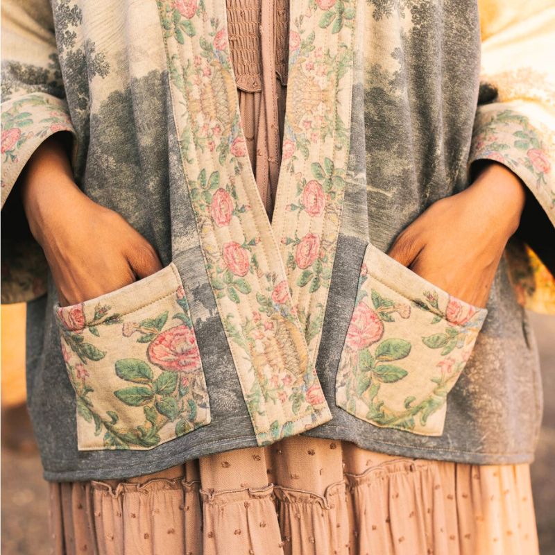 Still I Rise Fleece Cottage Cardigan Jacket