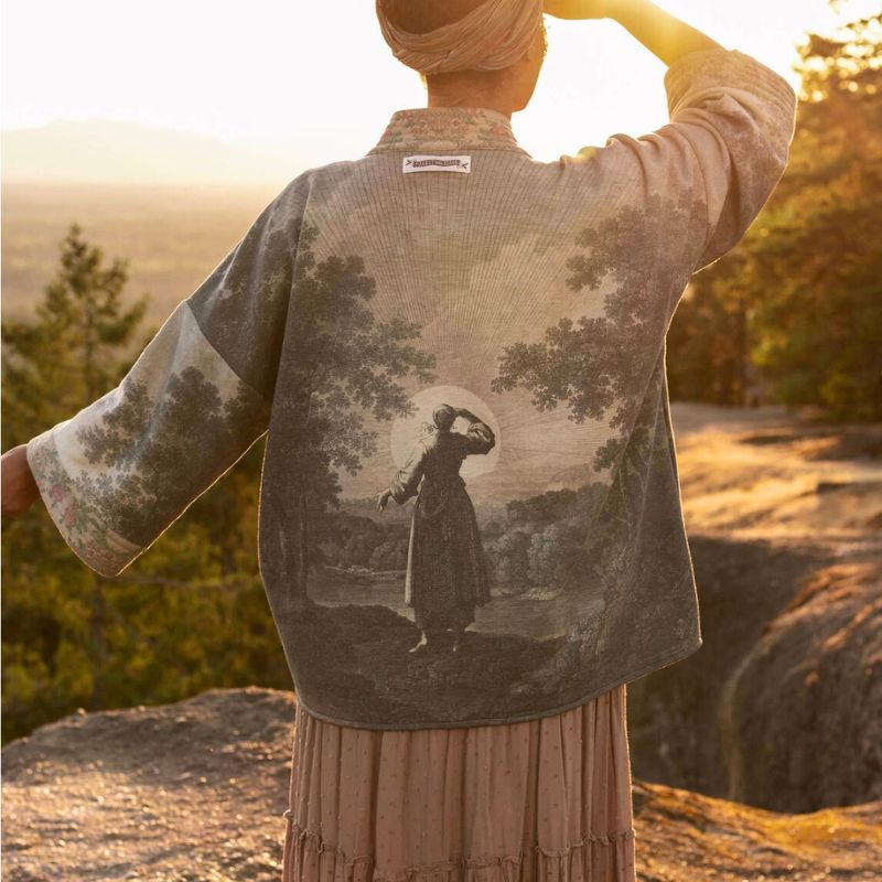 Still I Rise Fleece Cottage Cardigan Jacket