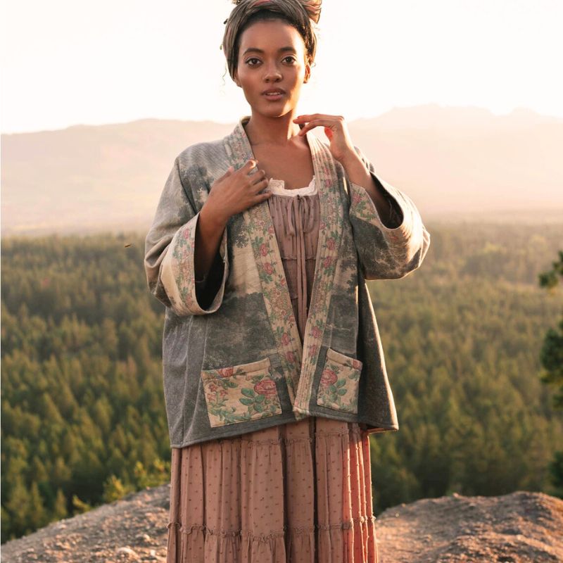 Still I Rise Fleece Cottage Cardigan Jacket