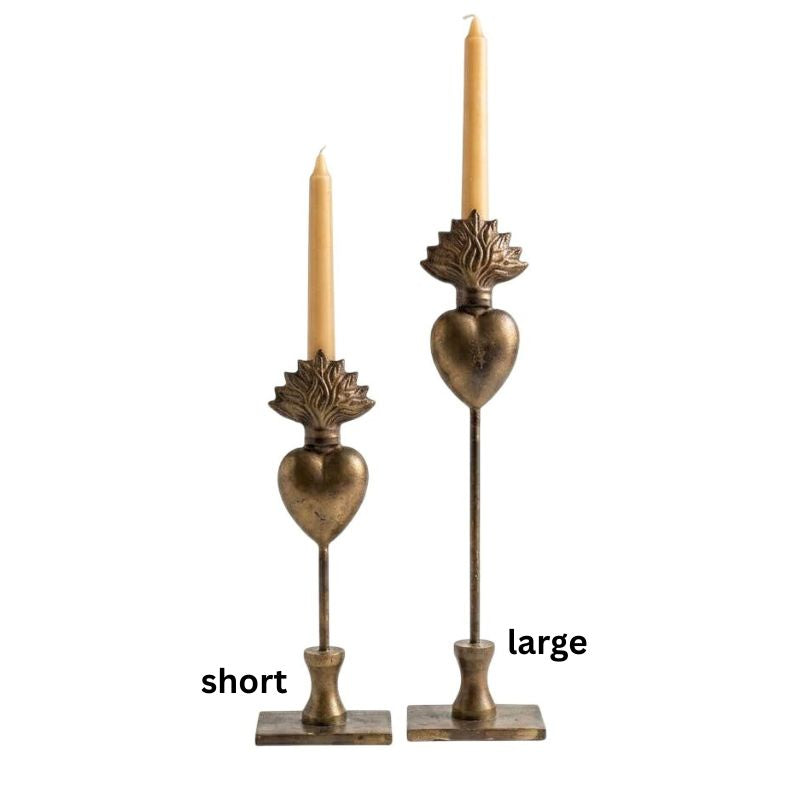 Sacred Heart Candle Holder - Tall