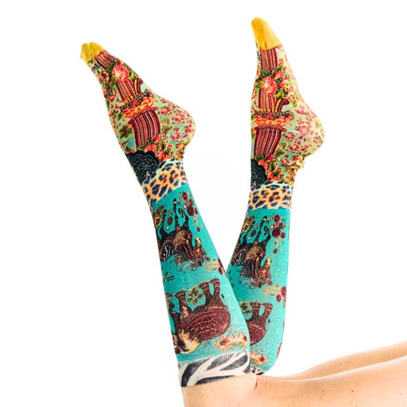 Wild Safari Bamboo Knee-Highs by Dub & Drino