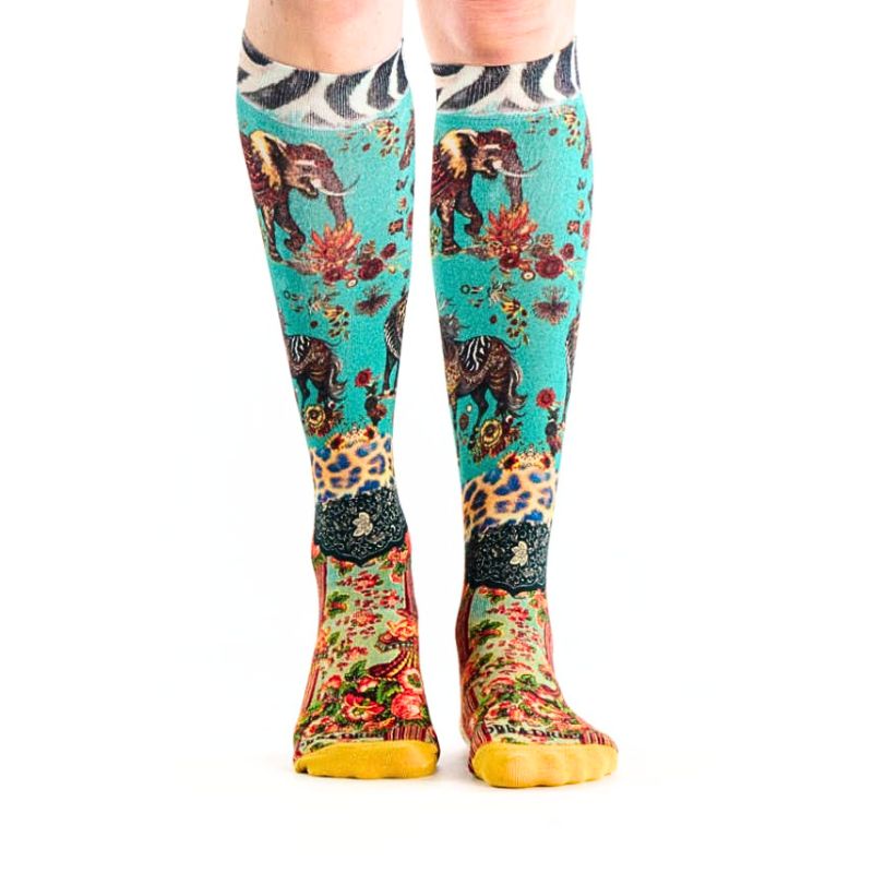 Wild Safari Bamboo Knee-Highs by Dub & Drino