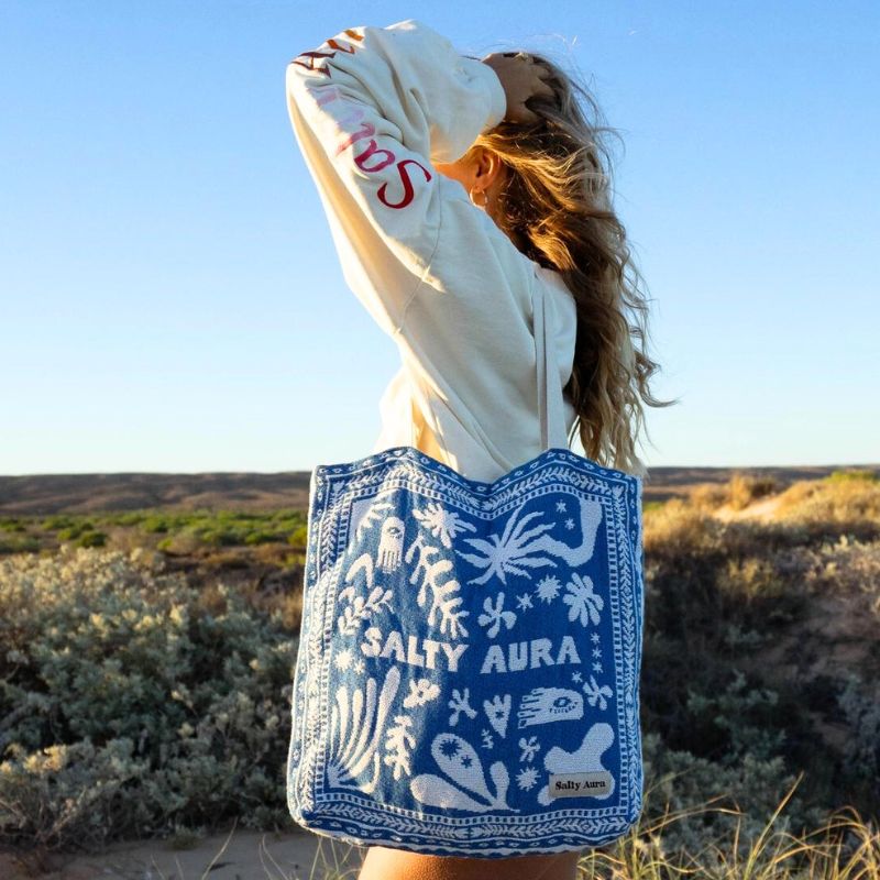 Salty Aura & Sandy Toes Tote Bag