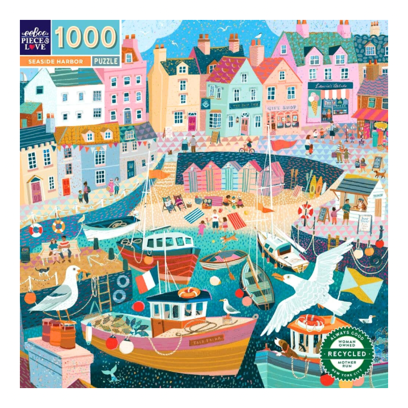 Seaside Harbour Happiness Puzzle - 1000Pc