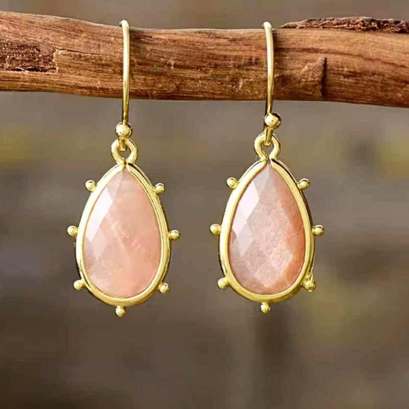 Sunstone and Soul Earrings