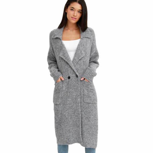 Be Beautiful You Cardigan Coat - Gorgeous Grey - Large/XLarge