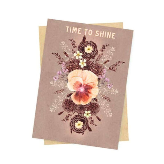 MINI Greeting Card - Time To Shine