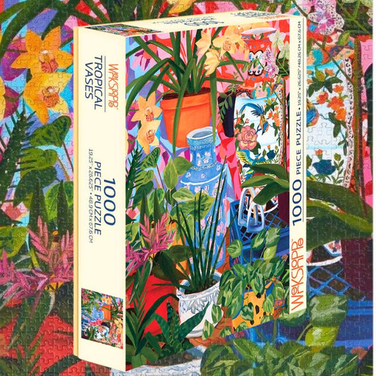 Tropical Vases 1000 pc Puzzle by WerkShoppe