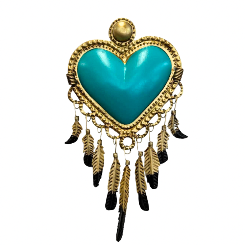 Turquoise Navajo Heart