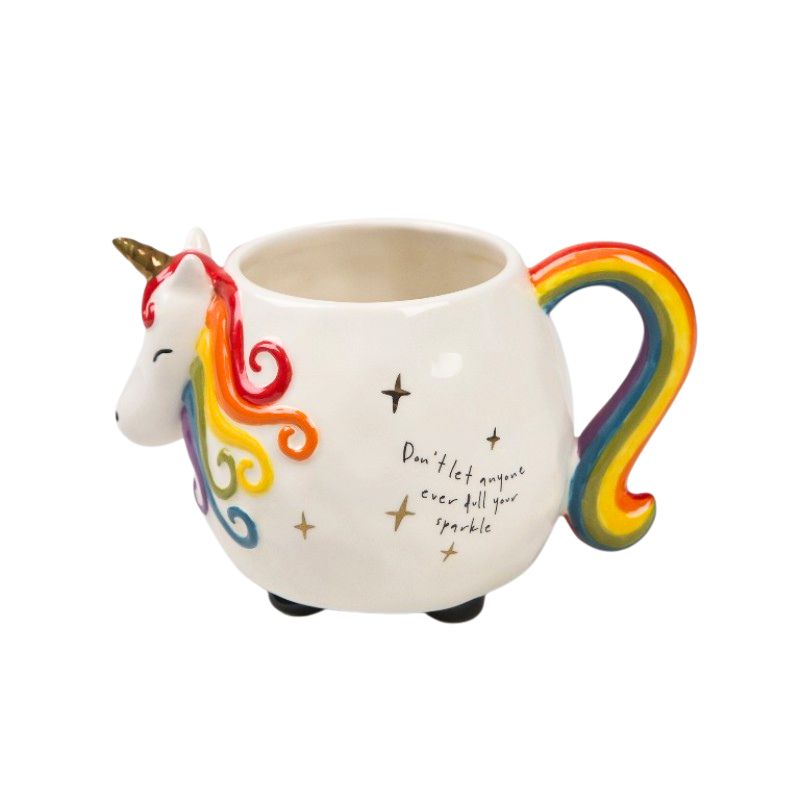 Unicorn Wishes Folk Mug