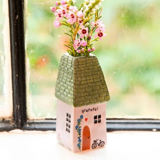 Cottage Bud Vase - Grateful