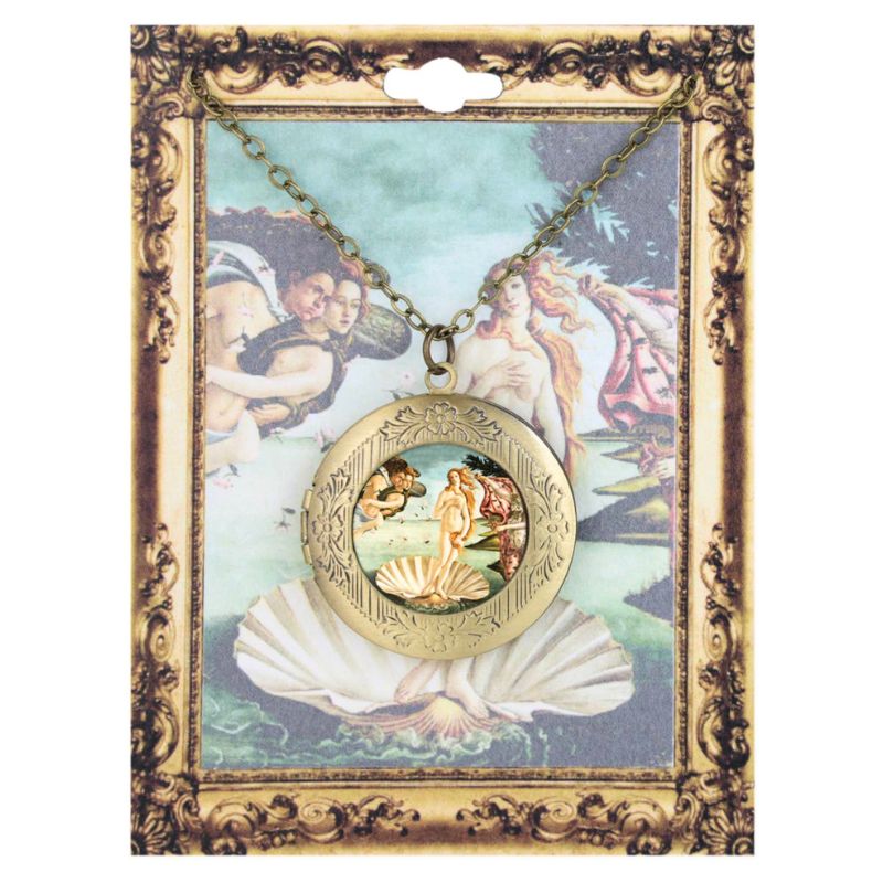 Venus Fine Art Gold Locket Necklace