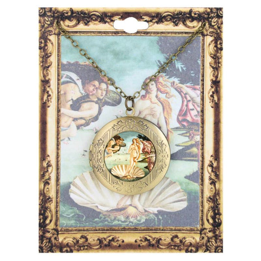 Venus Fine Art Gold Locket Necklace