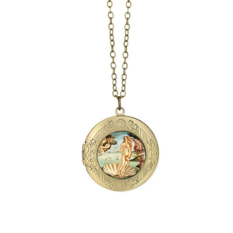Venus Fine Art Gold Locket Necklace