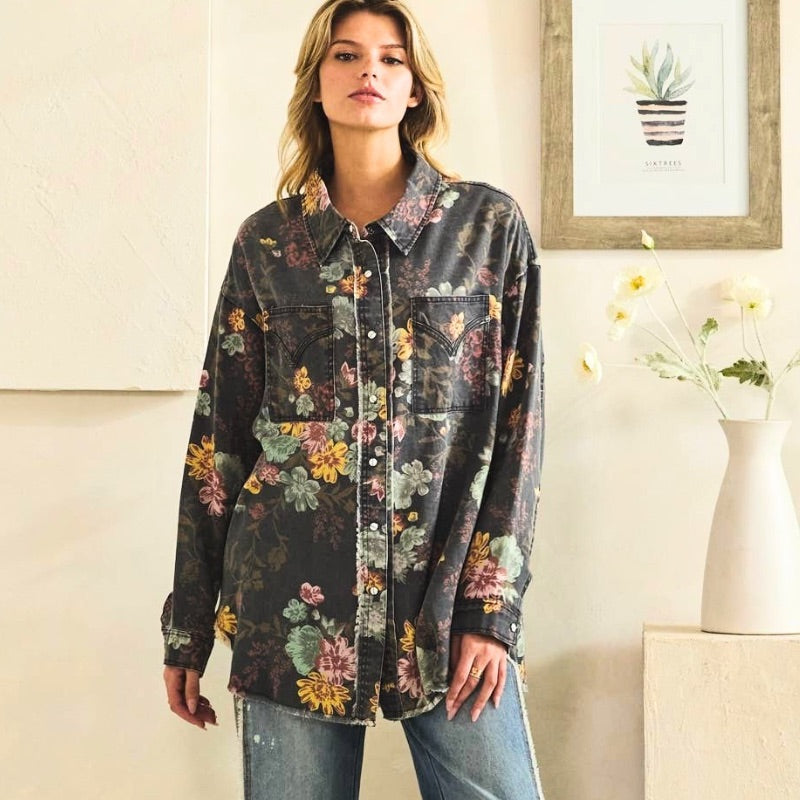 Wild Child Flower Shirt