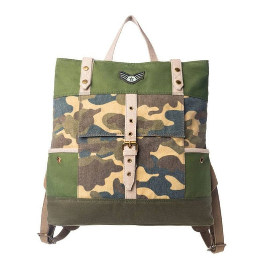 Ranger's Day Backpack in Woodland Camo Green