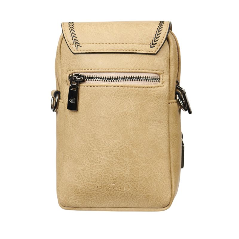 Islander UK Yellow Dogtooth Crossbody Bag