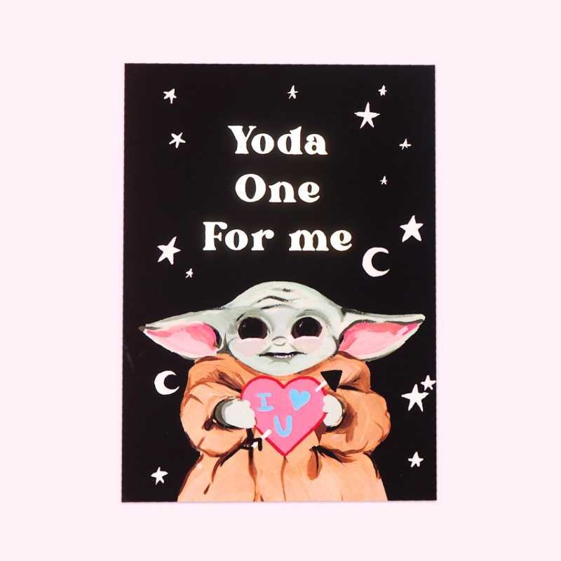 Yoda One For Me Card