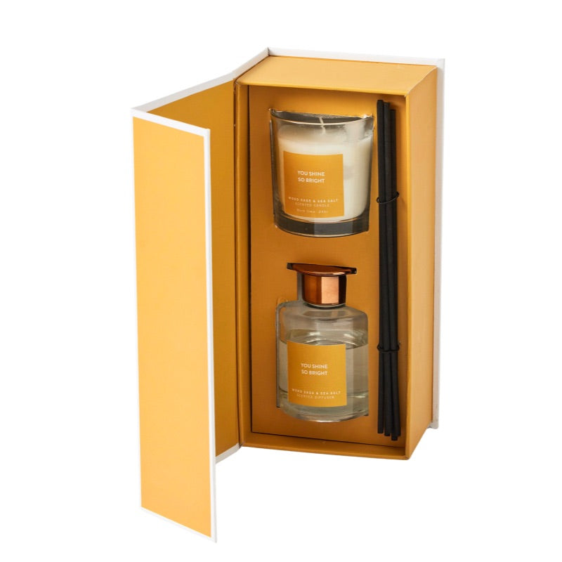 You Shine So Bright Candle & Diffuser Gift Set