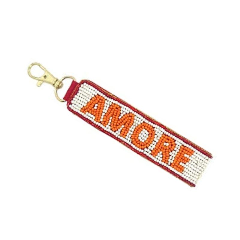 Amore Beaded Keychain