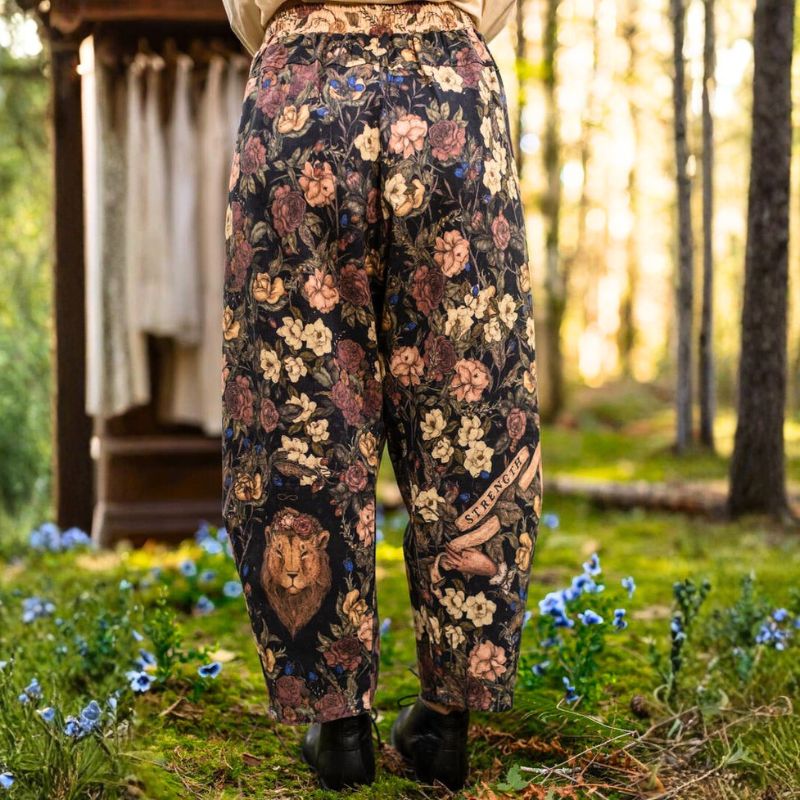 Lionheart Linen Crop Artist Pant