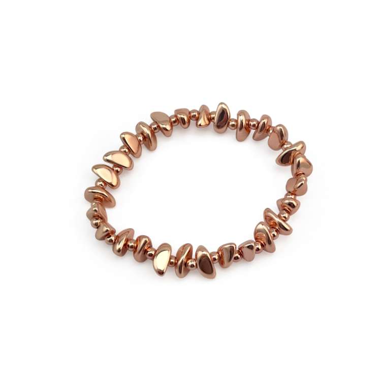 Pebble Metallic Stretch Bracelet