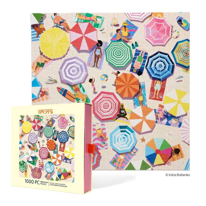Beach Day - 1000 Pc Puzzle by Werkshoppe