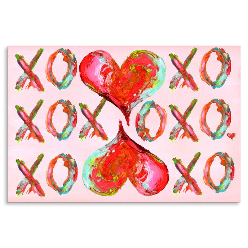 Big Love Hearts Paper Placemats
