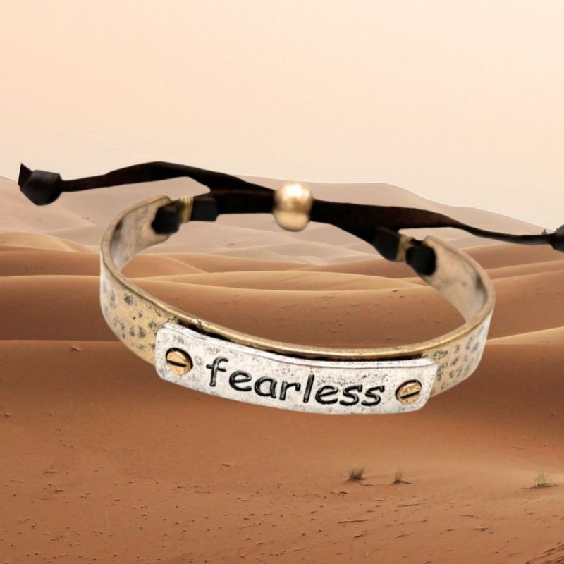 Fearless Vintage Style Gold Cuff Bracelet