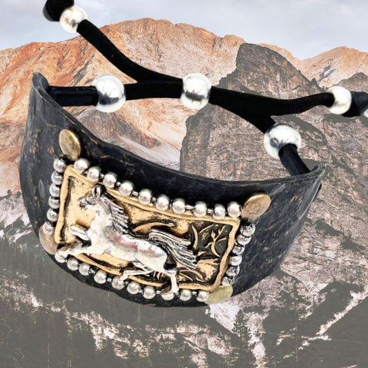 Wild Horses Bracelet Cuff