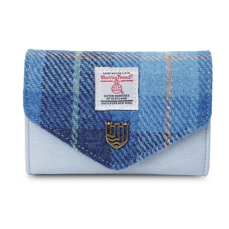 Islander UK Mini Wallet in Blue Tartan