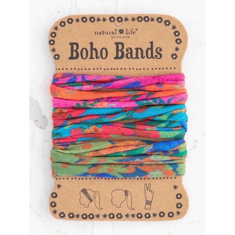 boho Hair Bands - Happy Floral