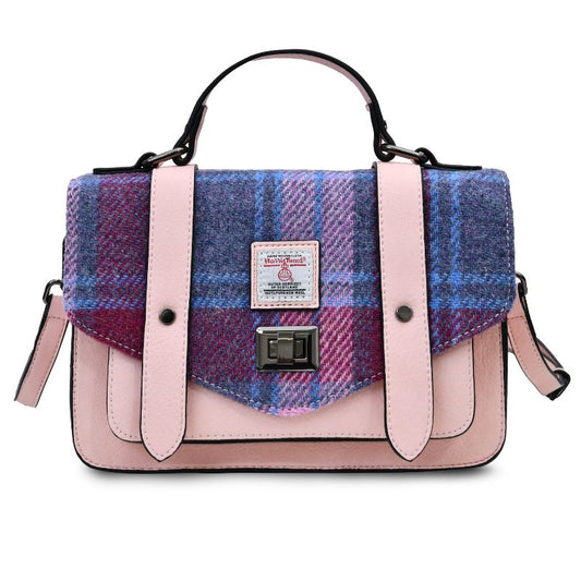 Islander UK Medium Satchel in Bonnie Rose Tartan