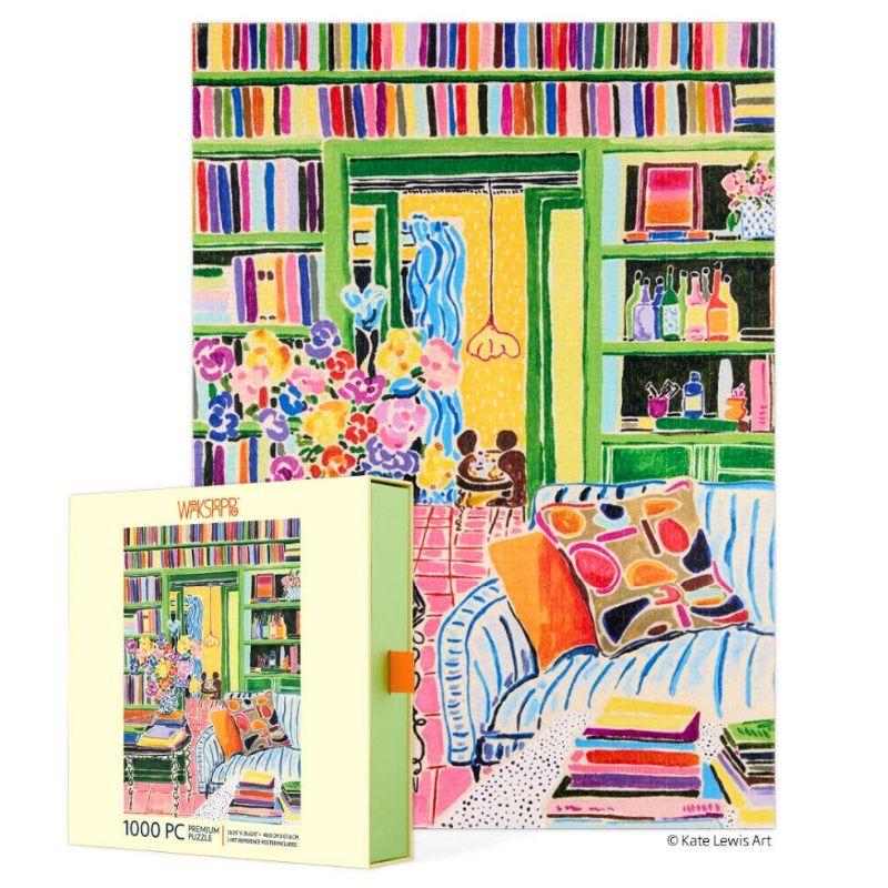 Books & Bouquet 1000pc Puzzle by WerkShoppe