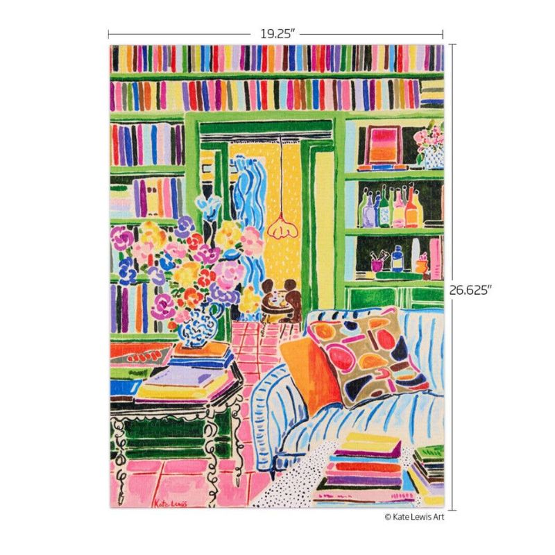 Books & Bouquet 1000pc Puzzle by WerkShoppe