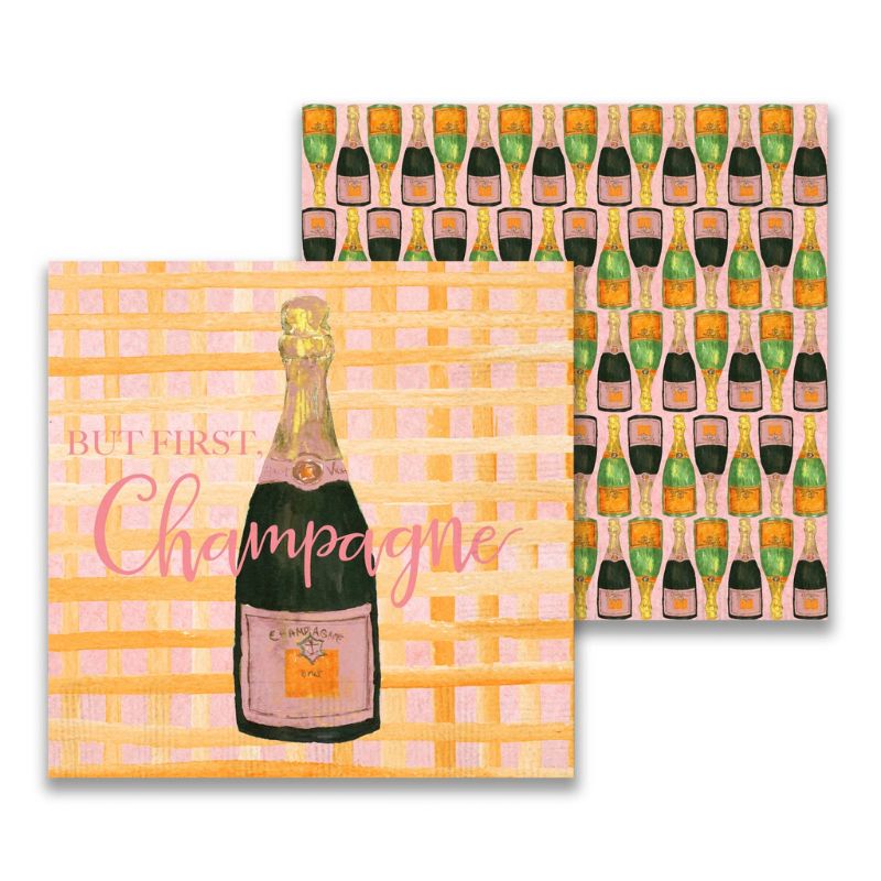 But First Champagne Cocktail Napkin