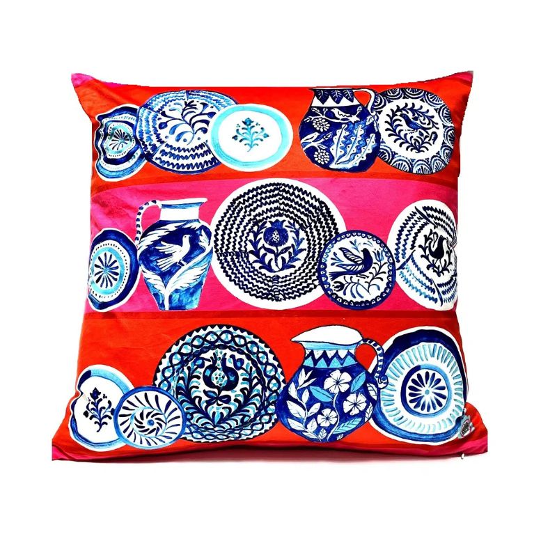 Anna Chandler Square Velvet Cushion - Cocina