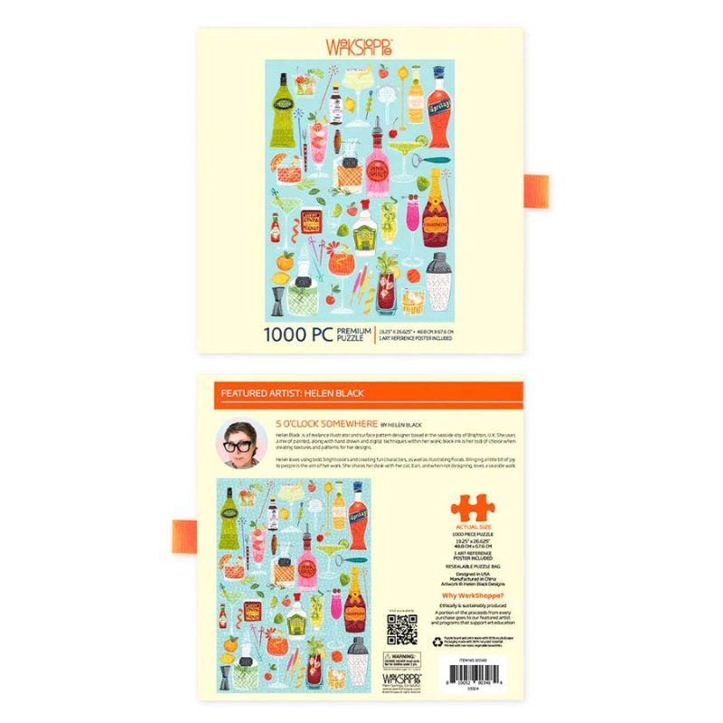 5 O'Clock Somewhere 1000pc Puzzle by WerkShoppe