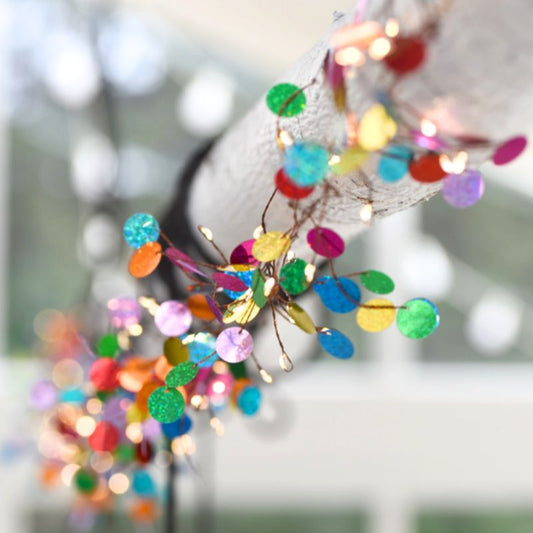 Confetti String - Colourful Decorative Fairy Lights: Battery