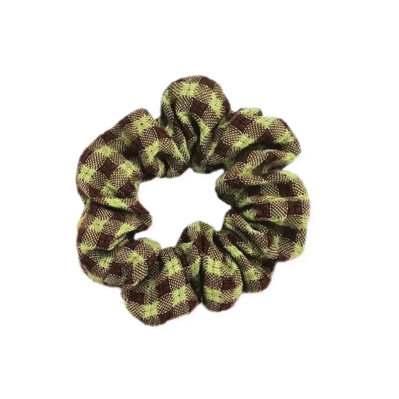 Cottage Gingham Scrunchies