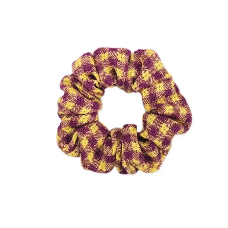 Cottage Gingham Scrunchies