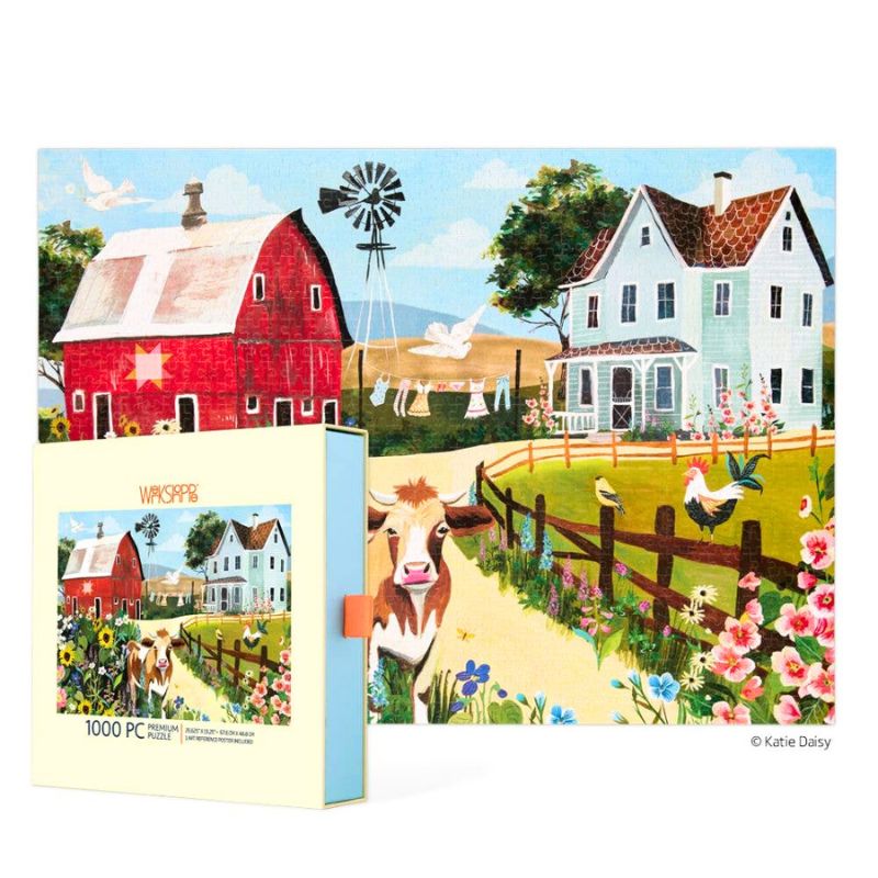 Wildflower Farm - 1000 Pc Puzzle by Werkshoppe