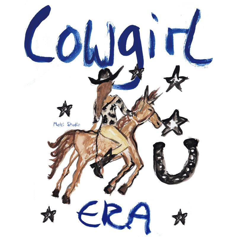 Cowgirl Era Hand Painted Tee